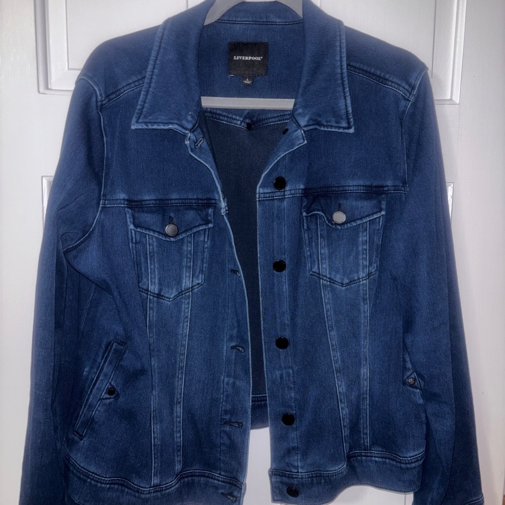 Liverpool Women's Dark Blue Jean Jacket